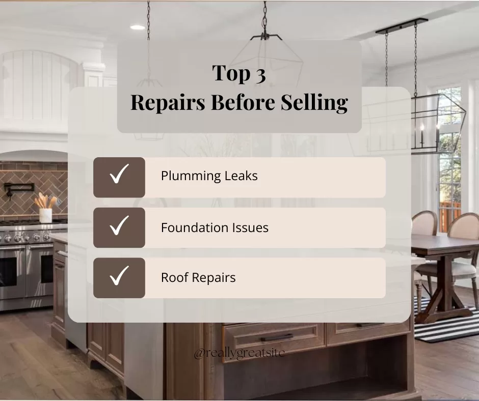 Top 3 Things To Fix Before Selling Home - BMovingForward