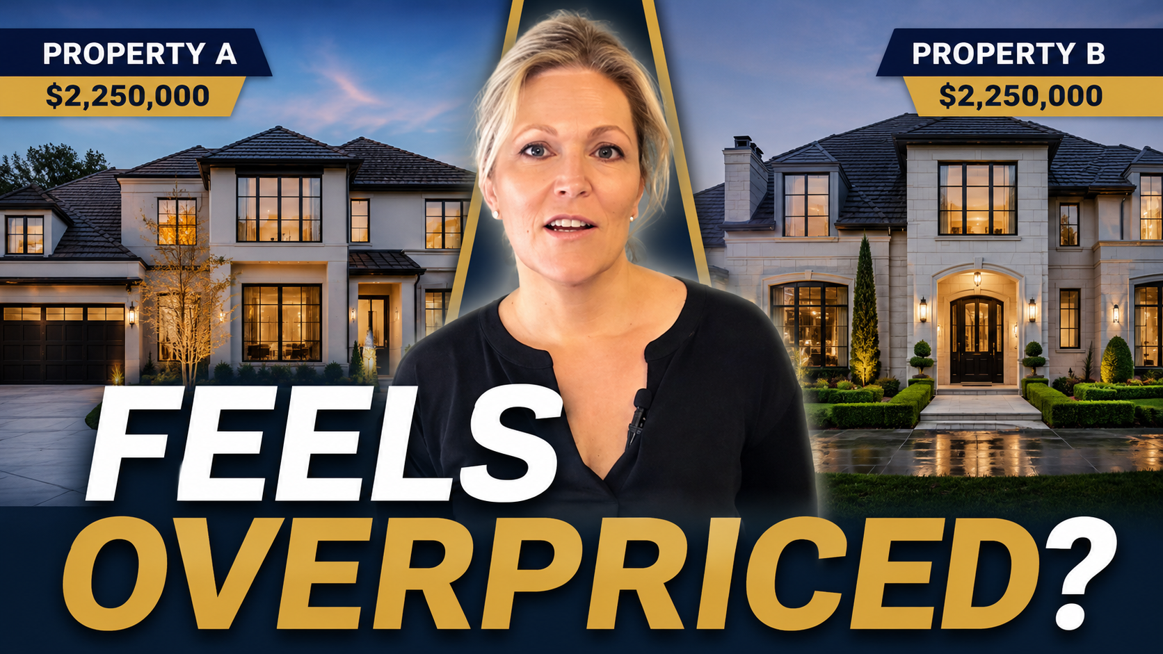 two properties same price compared
