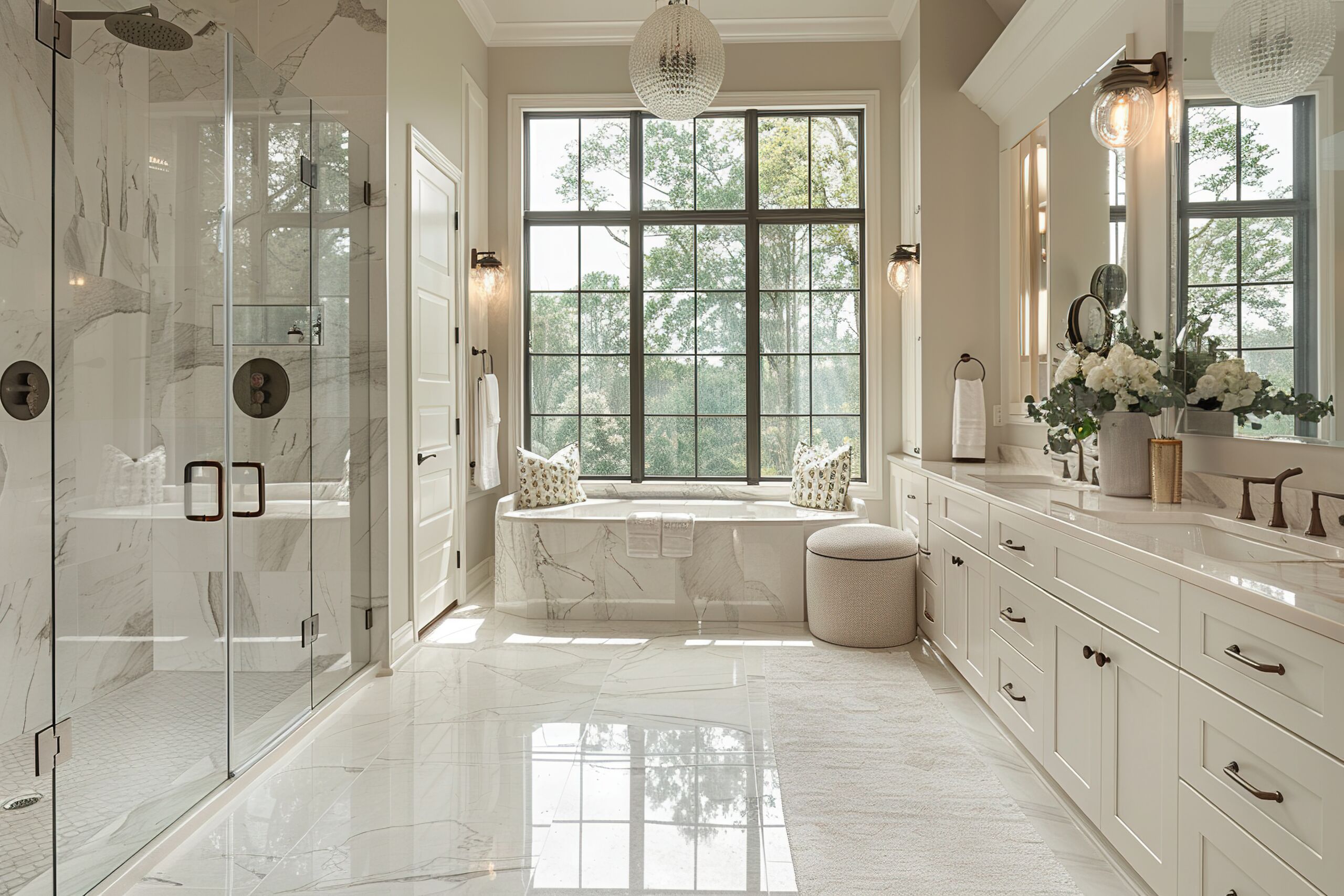master bathroom suite